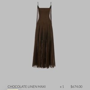 Elegant Brown Maxi Dress